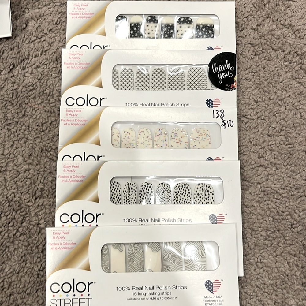 Color Streets Set of 5 Overlays